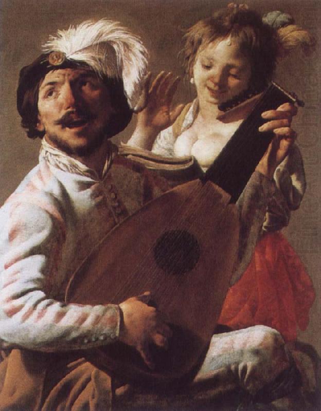 Hendrick Terbrugghen Duet china oil painting image